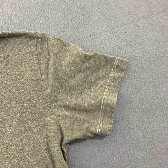 Billy Reid Polo Shirt Mens Large Green Pocket Cotton Blend Soft Casual Made Peru - Picture 11 of 12